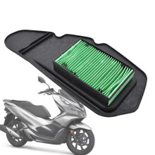 Vervangend luchtfilterelement met origineel onderdeelnummer, professionele installatie aanbevolen voor het luchtinlaatfilter van een motorfiets,