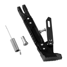 Modified Foot Side Stand For Motorcycle Universal Aluminum Motor Scooter Adjustable Kickstand Tripod Holder Durable Construction Stable Performance