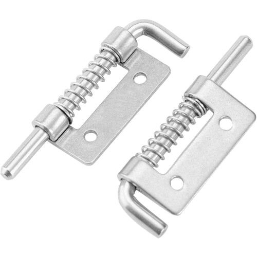 Spring Loaded Lock Stainless Steel Spring Latch, Universality Smooth Bright Surface for Easy Installation Cabinet Door Application 1