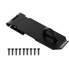 Versatile Security Upgrade, High Quality Stainless Steel Easy To Install Door Hasp Latch Lock, Thick 125 X 38 Mm Safety Packlock Clasp With Mounting H