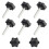 Clamping Screw Knob with Plastic Hex Shaped Handle, Galvanized Surface for Corrosion Resistance 1
