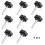 Clamping Screw Knob with Plastic Hex Shaped Handle, Galvanized Surface for Corrosion Resistance 2
