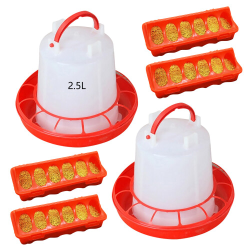 Spill Proof Chicken Feeder And Waterer Set Leak-Style5 1