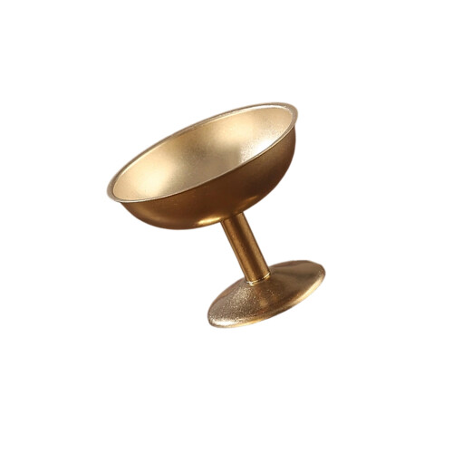 Professional 304 Nonrust Steel Footed Cups Elegant-gold S