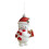 Meerlaags gecoat plastic kerstornament Heldere-Sneeuwpopmodel 1
