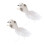 2 Christmas White Bird Ornament For Mantelpiece Decorations-B 1