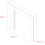 Adam Adam Buxton Mantelpiece in Pure White, 48 Inch 2