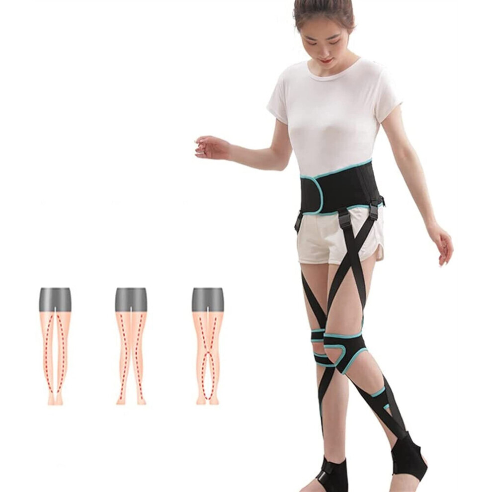 Leg Correction Device, XO Type, Knee Correction Belt, Knock Knees, Valgus Deformity (Size: L)