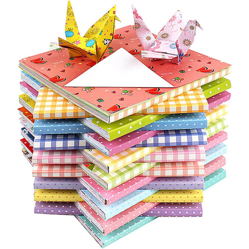 72 Sheets Coloured Printer Paper, Craft Projects, C14.5 x 14.5 cm 1