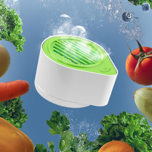 Fruit Cleaner Machine Automatic Wireless Fruit Washer For Home Cooking Meal Prep Green 1