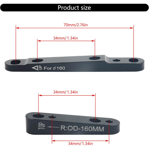 Flat Mount Disc Brake Adapter Lightweight For Road Bicycle Front BPillar Compatibility 1