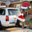 Couverture de capuchon de remorque de voiture de noël, chapeau 2