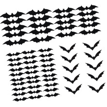 3D vleermuis muurstickers zelfklevende PVC sticker Halloween-60