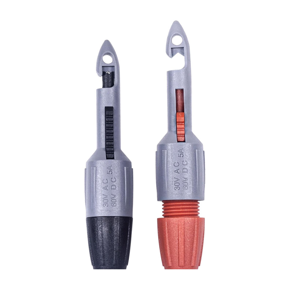 Insulated Puncture Needle Multimeter Probes For Electricians And Technicians, 0.8Mm Stainless Steel Needle, Slim Handle 9412369365224