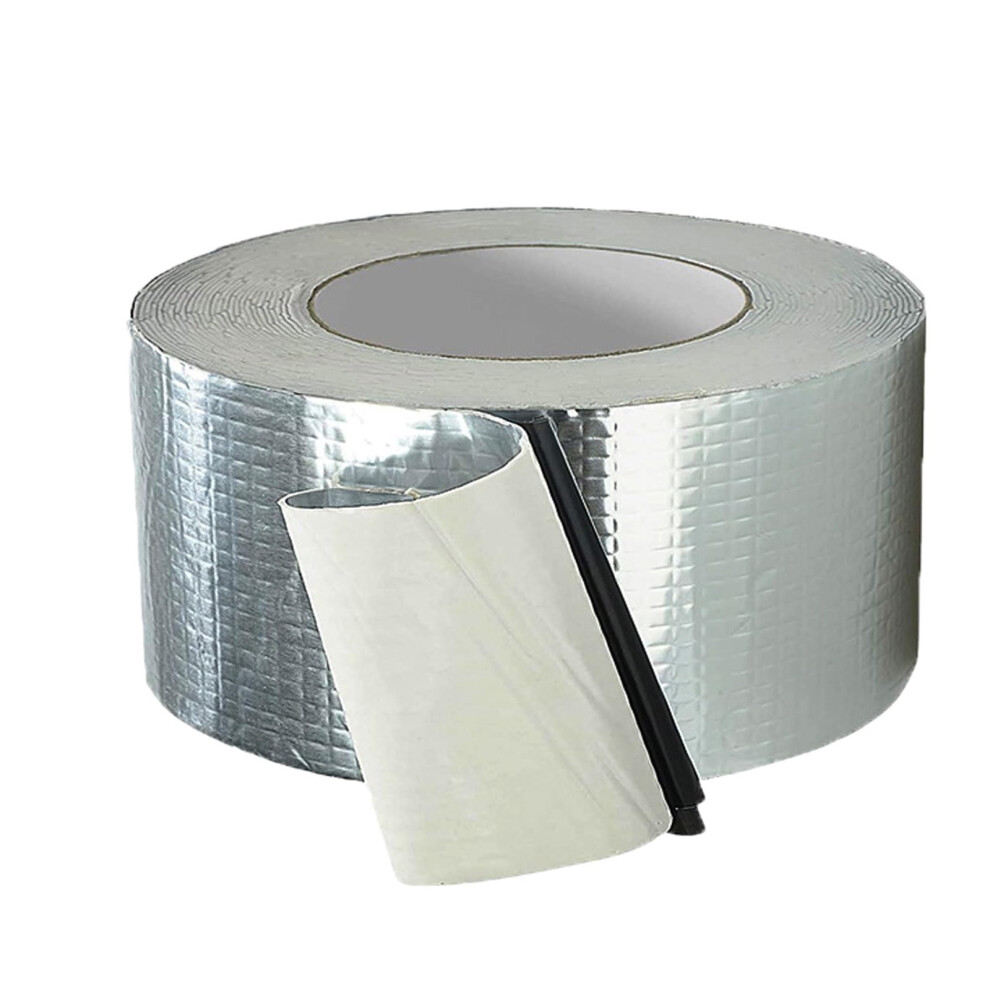 Butyl Tape Waterproof, For Roof And Leak Repairs, Outdoor Use (5M*15Cm*1.5Mm, Silver). 9365049728065