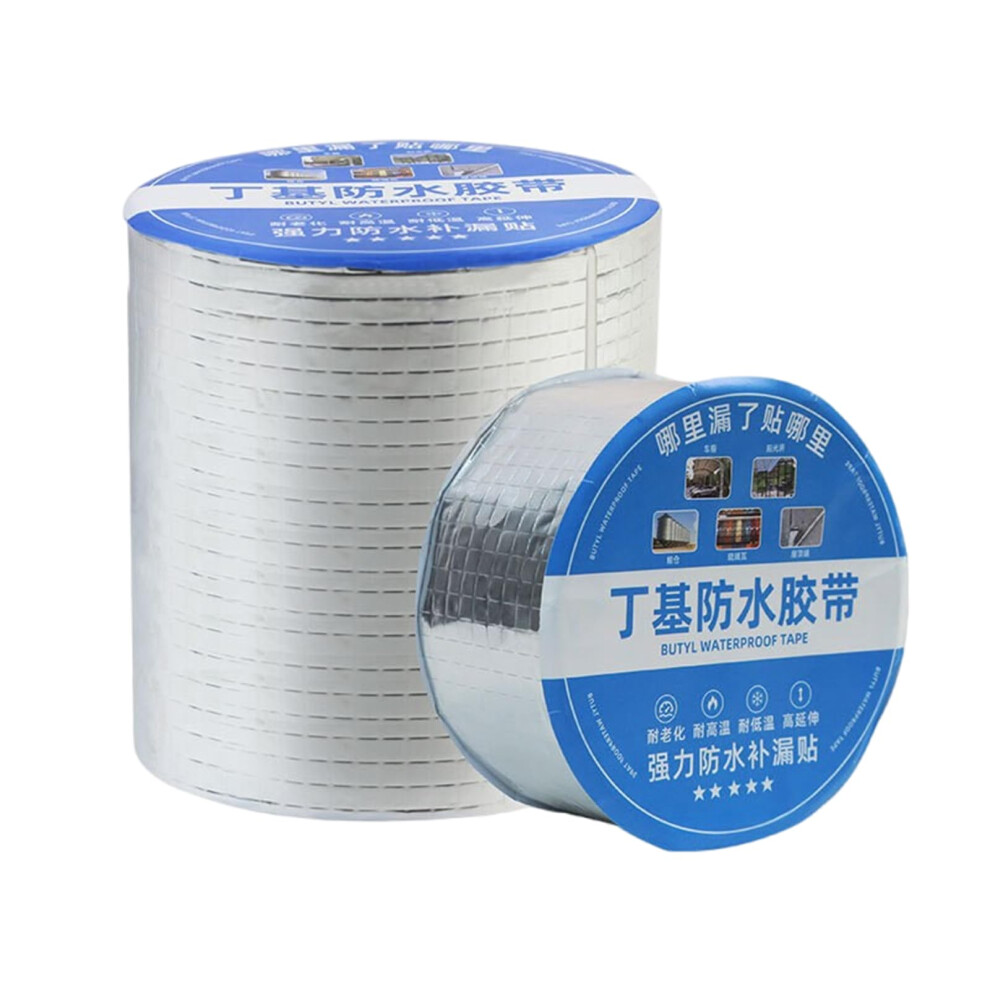 Butyl Tape, Impregnated, No Deformation, Leakproof, Uvresistant, For Sealing, Roofs, Exterior Cracks. (1.5Mm T 15Cm*5M) 9365049728072