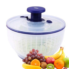 Fruit Rinse Bowl Durable Salad Spinner, Produce Washing Spinner For Fruits And Vegetables, 8.15 In