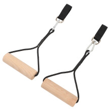 Tragbare Holz-Gymnastikringe, 200 kg Tragfähigkeit, inklusive Aufbewahrungstasche