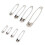 460Pcs Safety Pins 7 Sizes Iron Reusable Multi-purpose Sewing Handwork Assorted 11