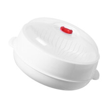 Multipurpose Microwave Food Steamer Box With Wide-Single layer