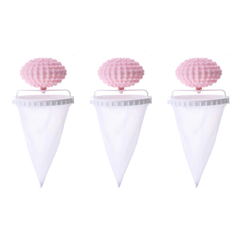Environmental Friendly Washing Machine Thread Collector-Pink