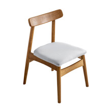 La chaise de salle Ă manger douce couvre la-Gris clair
