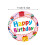 Autocollant coloré joyeux anniversaire, 2-Style 6 plus style 7 3