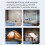 Folding Carryable Alarm Clock With Nightlight Soundless Easy Use 3