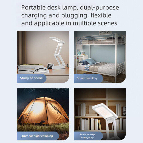 Folding Carryable Alarm Clock With Nightlight Soundless Easy Use 2