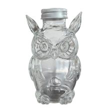 Luftdichtes Glas-Snackglas mit Hundemotiv und sicherem- Eule
