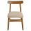 Dining Chair Covers Silver Fabric Antifouling-Black 3