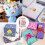 2 Roll Round Celebration Sticker For Kids-Style 4 plus style 5 6