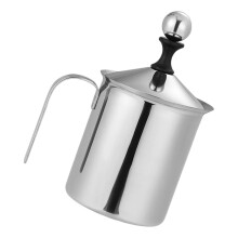 Handheld-Milchschäumer aus rostfreiem Stahl, manuell,-800