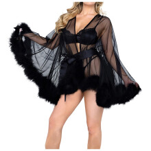 Women's Lingerie Set Push Up Bra and Panties Adjustable Straps Curvy Lingerie with Garter Belt Halterneck Sexy Underwear Black Size S