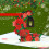Stereoscopic Burst Up Christmas Card With Moon Energy efficient 7