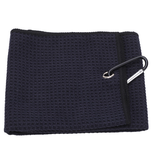 Versatile Golf Accessory, Microfiber Golf Towels With Tri-fold Waffle Pattern, Ideal For Golf Enthusiasts Seeking Performance And Style On The Course