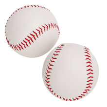 PU-Leder Softball für Training auf harten Oberflächen im Freien, Packung à 2