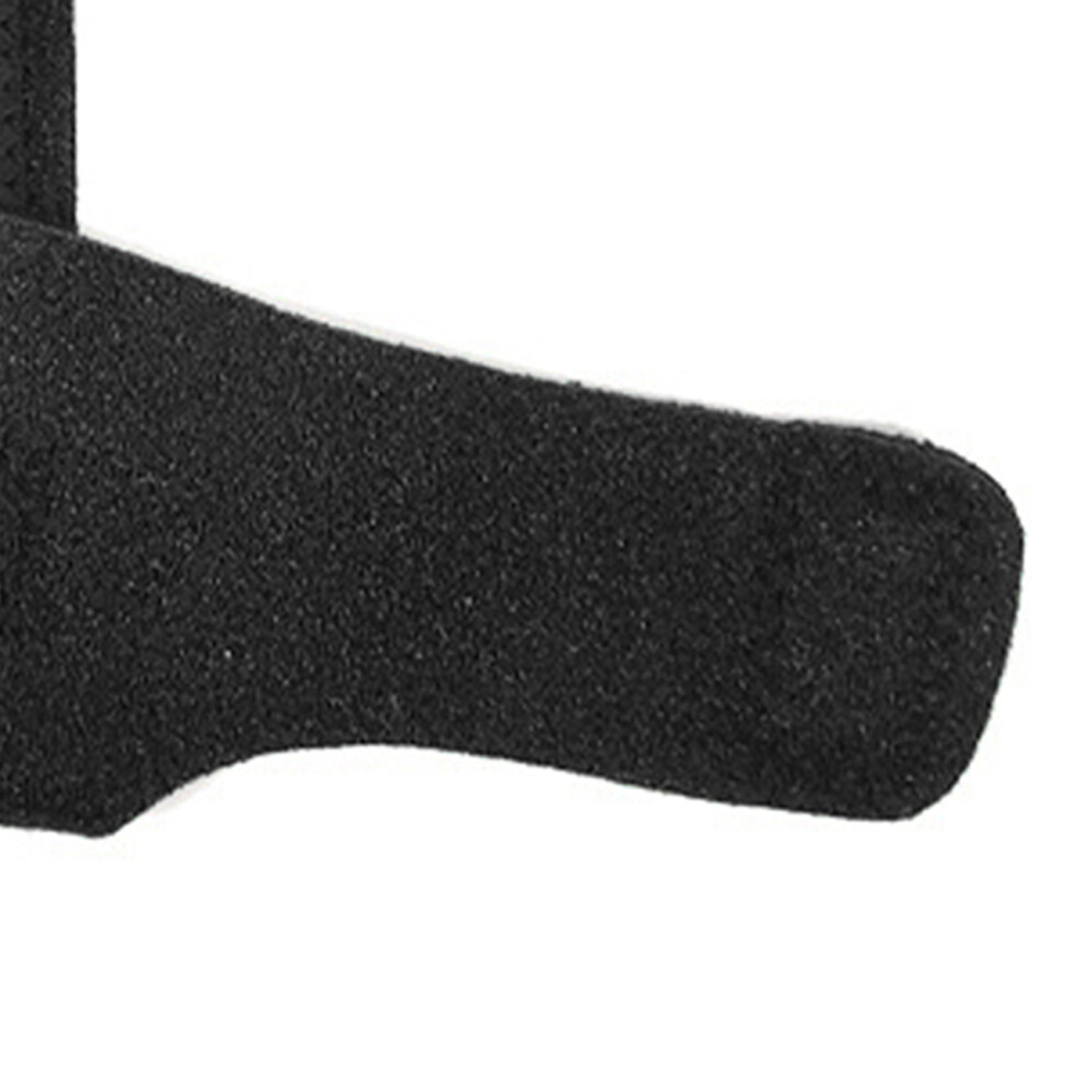 Black Breathable Adjustable Finger Splint Brace For Displacement, 12X13.5x20x25cm