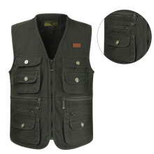 Cargo-Weste, mehrere Taschen, weich, atmungsaktiv,