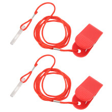 Sicherheits-Absperrschlüssel für Laufband - Rot, ABS, 38x6mm, 33g