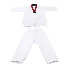Uniforme da taekwondo in cotone per kickboxing, modello a righe M