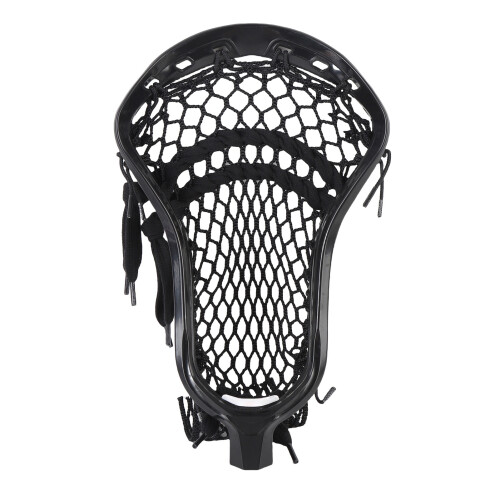 Nylon Strung Lacrosse Stick Head - Black, Replacement for Competition 1