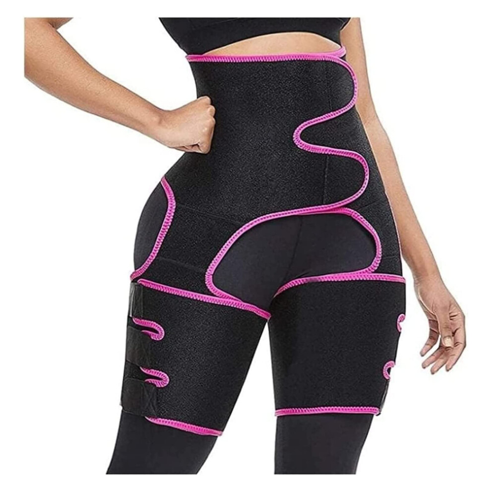 Pink Adjustable Hip Bandage Thigh Support Compression Sleeve Groin Bandage (, Xxxl)