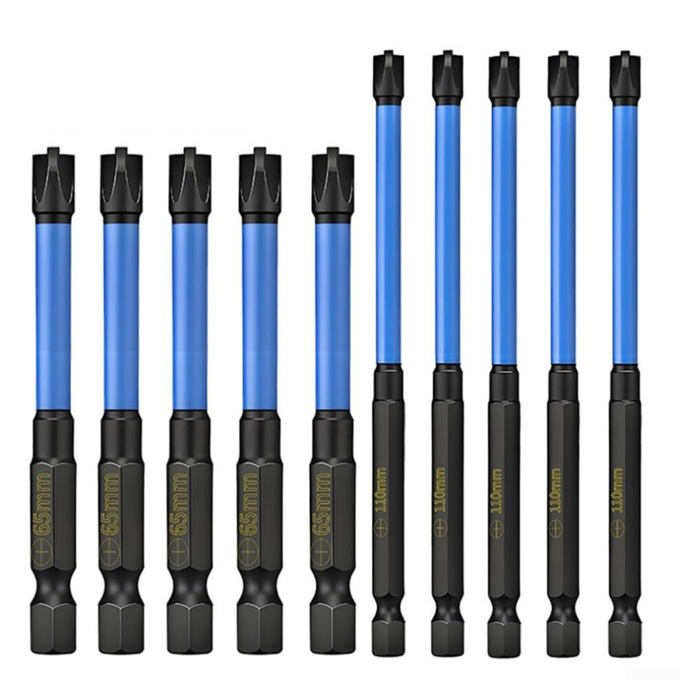 Professional For Electrician's Magnetic Screwdriver Bits Set Of 10 In Ph2 With Alloy Steel Ph2 Magnetic Bit Set 10Piece 9365049777759
