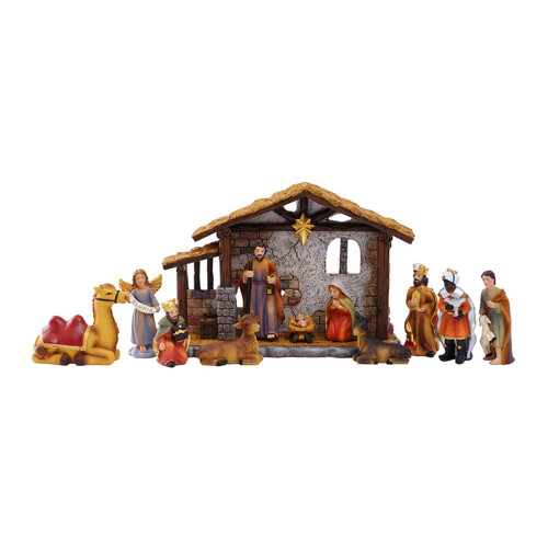 Kerststalbeeldjes Harsen Kerststal Standbeeld met Stabiele