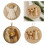 Handmade Nativity Scene Felted Craft Set With-Three people 3