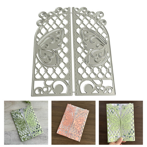 Vlinder vleugel stansmessen koolstofstaal gestanst scrapbooking 1