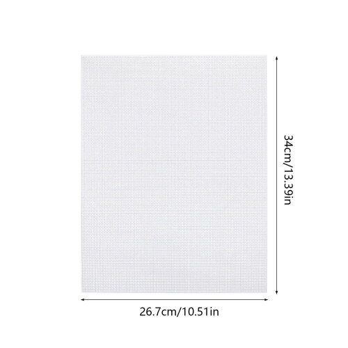La toile en plastique blanche compte un composant artisanal 2