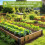 4 steel planting beds with stackable design,-Pack 4 pieces 3
