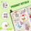 500Pcs Butterfly Flower Sticker Rolls Butterfly Giftwrap Decal 4